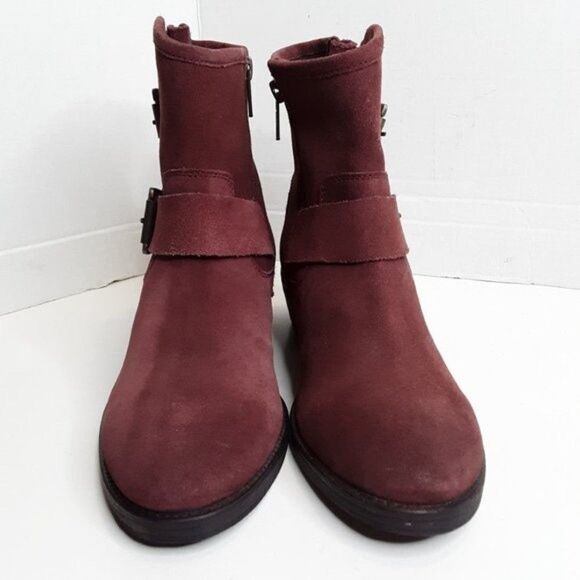 Seychelles Women's Ankle Boot size 7M Maroon Leather - Picture 11 of 11